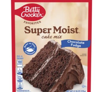BETTY CROCKER CHOCOLATE FUDGE CAKE 375G