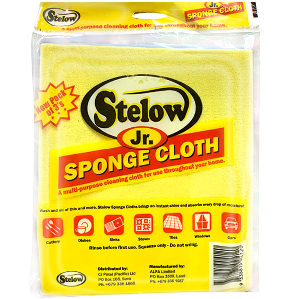 STELOW JR SPONGE CLOTH 3s