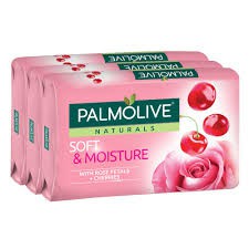 PALMOLIVE SOAP NAT SOFT & MOISTURE 80GX3