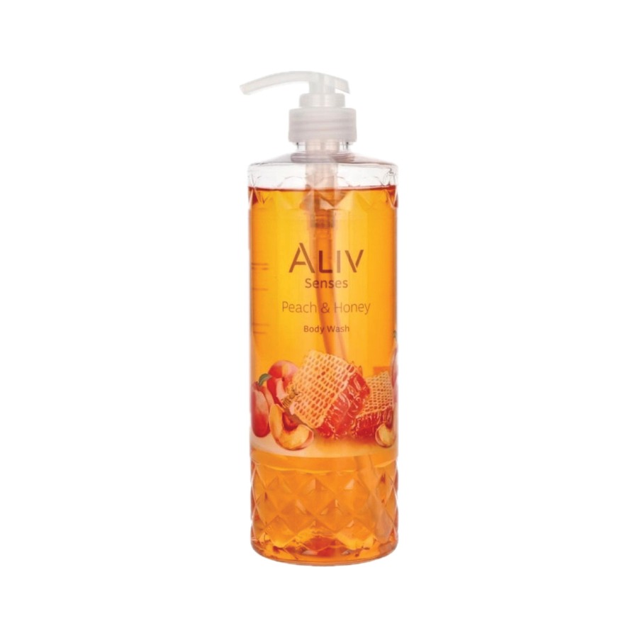 ALIV BODY WASH 900ML PEACH HONEY