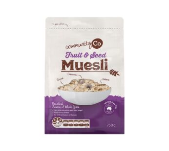 COMM CO MUES FRT&SEED    750GM