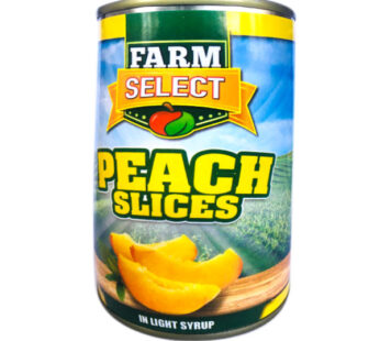 FARM SELECTED PEACH SLICES IN LIGHT