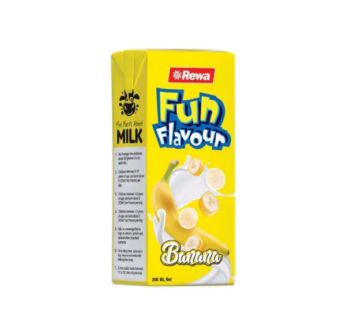 REWA FUN FLAVOUR BANANA 1LTR