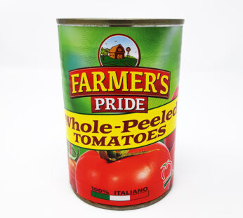FARMERS PRIDE WHOLE PEELED TOMATOES 400G