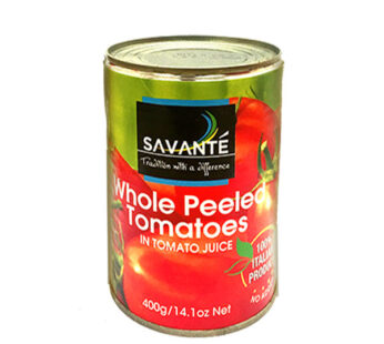 SAVANTE WHOLE PEELED TOMATOES 400G