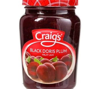 CRAIG BLK DORIS JAM 375GM
