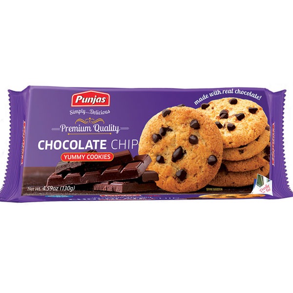 PUNJAS CHOCOLATE CHIP COOKIES 130G