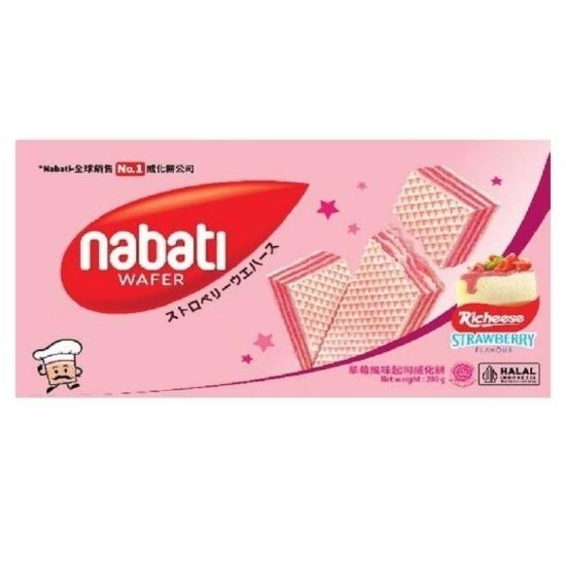 NABATI WAFERS STRAWBEERY 30G