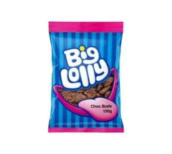 BIG LOLLY CHOC BUDS MXD 130G
