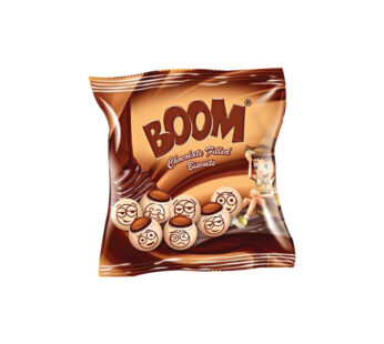 BOOM CHOCOLATE FILLED BISCUITS 18G