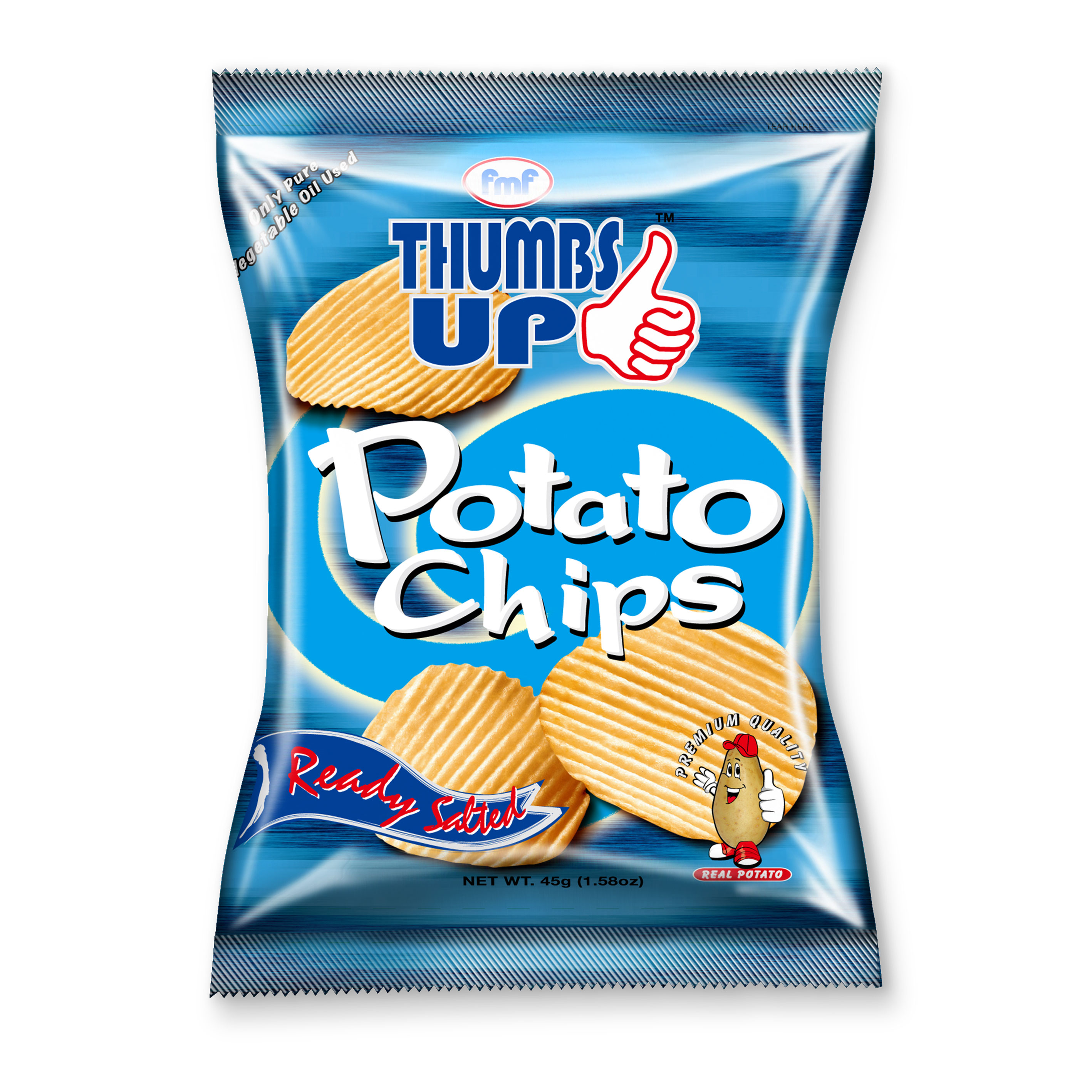 FMF P/CHIP R/SALTED 45G