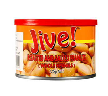 JIVE ROASTED AND SALTED PEANUTS 125G