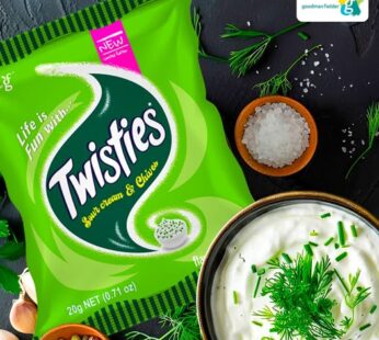 TWISTIES SOUR CREAM & CHIVES 250G