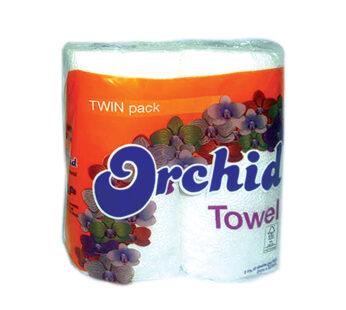 ORCHID TWIN PK K/TOWEL