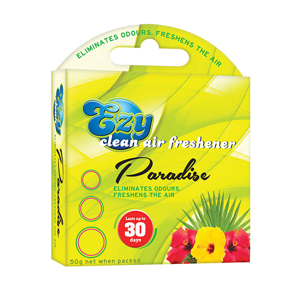 EZY CLEAN AIR FRESHNER PARADISE 50G