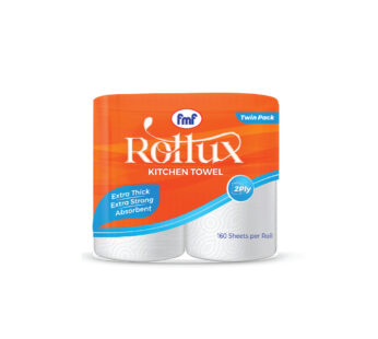 FMF ROLLUX K/TOWEL TWIN 160SHEETS