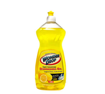WONDER DROP D/WASHING GEL LEMON 750ML
