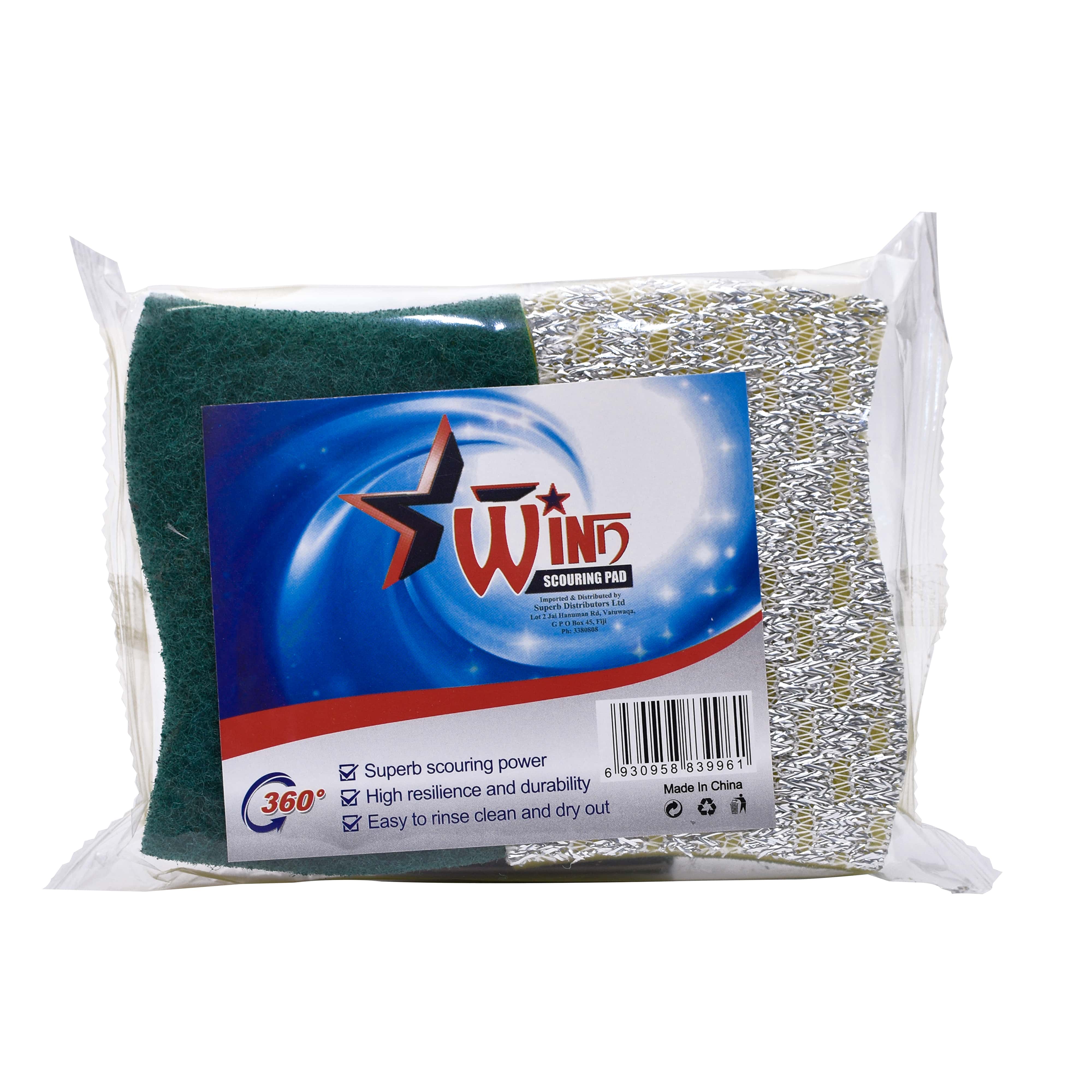 WINN DOUBLE SCOURER PADS 2s
