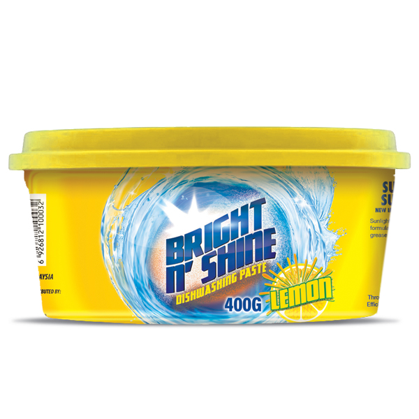 BRIGHT N SHINE DISH WASH PASTE LEMON