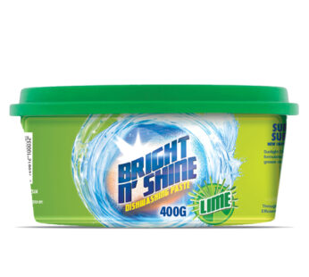 BRIGHT N SHINE DISH WASH PASTE LIME 400G