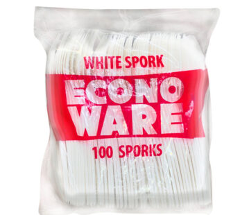 NZOTC ECONO WARE WHITE SPORK 100s