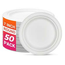 PLUS PACKAGING PAPER PLATE 7inch 50s