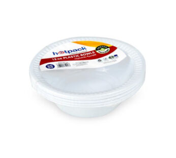 HOT PACK PLASTIC BOWL 250ml 25