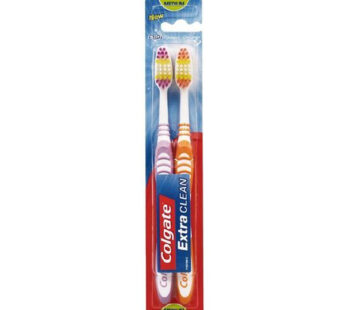 COLGATE TWIN TOOTHBRUSH EXTRA CLEAN MED