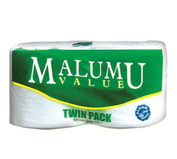 MALUMU  TWIN PACK 800 SHEETS X2 ROLL