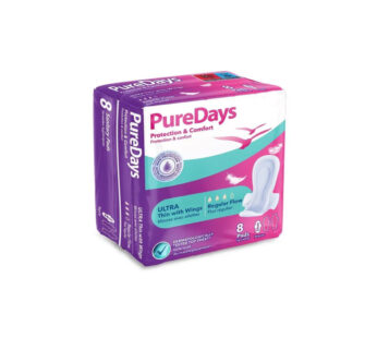 PUREDAYS FEM PAD WINGS 8S