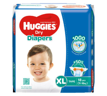 HUGGIES DRY CONVENIENCE XL 18’S