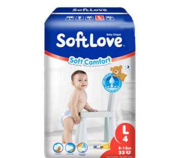 SOFT LOVE SOFT COMFORT LRG DIAPER 33S
