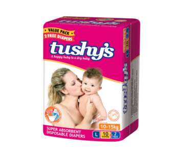 TUSHY BABY DIAPER L 12S