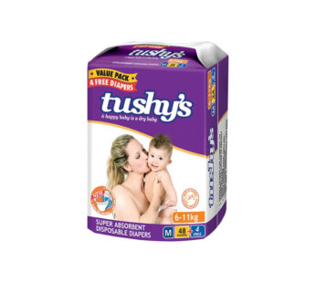 TUSHY BABY DIAPER M (48+4)