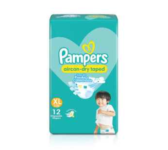 PAMPERS BABY DIAPERS XL 12S
