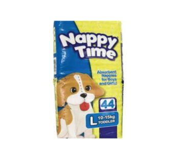 NAPPY TIME DIAPER L 4s