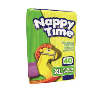 NAPPY TIME DIAPER XL 4s