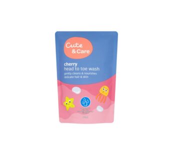 CUTE+CARE HTT TDLR WASH REF 600ML CHERRY