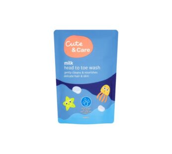 CUTE+CARE HTT TDLR WASH REF 600ML MILK