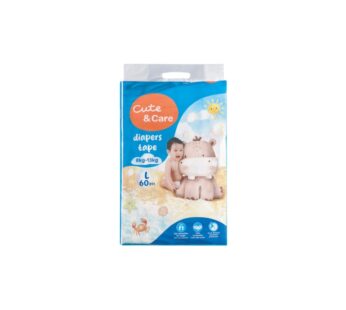 CUTE & CARE BABY DIAPER L60 TAPE