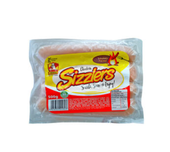 CREST CHICKEN SIZZLERS SMOKEY 500G