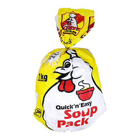 CREST.CHICKEN S/PACK 1KG PACK