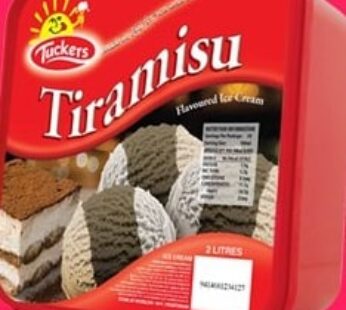 TUCKERS ICE CREAM TRIAMISU 2LTRS