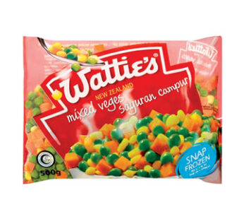 WATTIES MIXED VEGE 500GM
